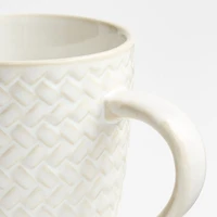 Winter Pinecone 12-oz. White Stoneware Mug