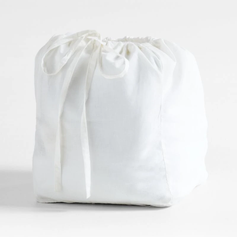 Wonderful Wicker Organic Cotton Shelf Storage Bin Liner