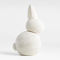 Medium Wood Bunny 9"