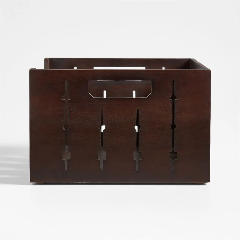 Large Wooden Stacking Storage Crate