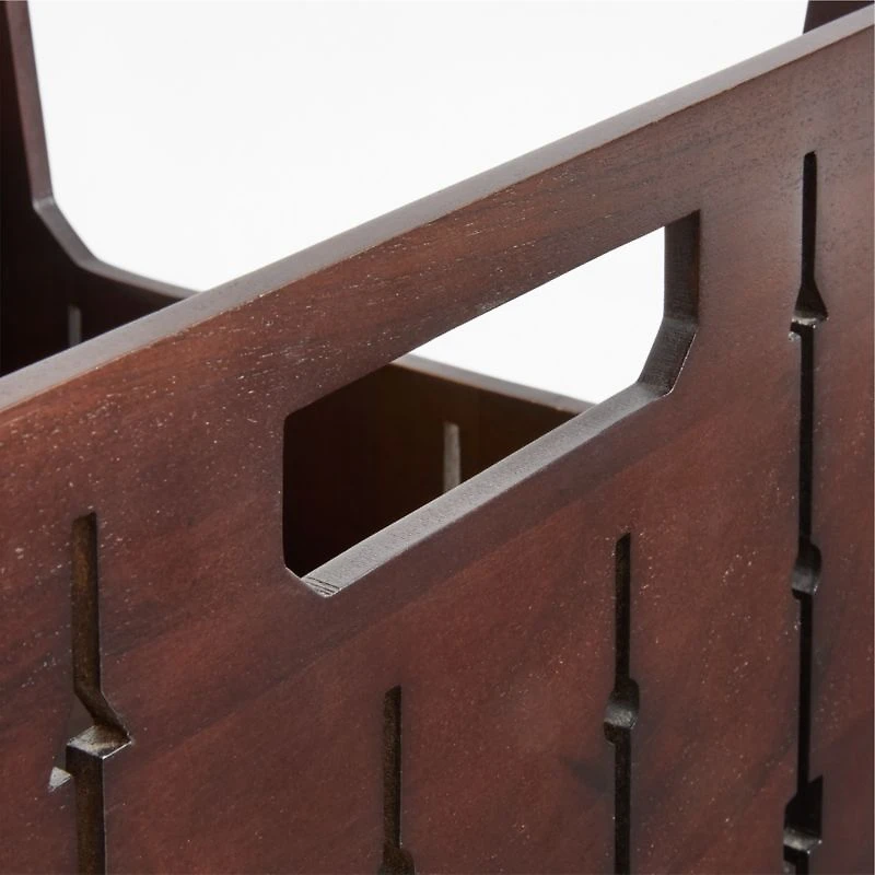 Large Wooden Stacking Storage Crate