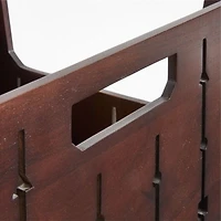 Large Wooden Stacking Storage Crate