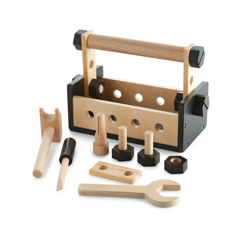 Wooden Toy Kids Tool Box