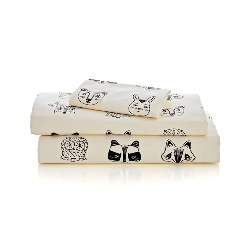 Stay Cool Roxy Marj Woodland Animal Organic Cotton Toddler Sheet Set