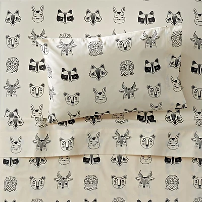 Stay Cool Roxy Marj Woodland Animal Organic Cotton Toddler Sheet Set