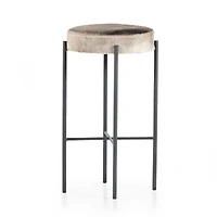 Worth Cowhide Bar Stool