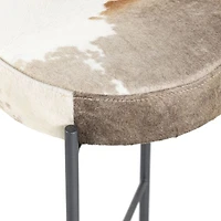 Worth Cowhide Counter Stool