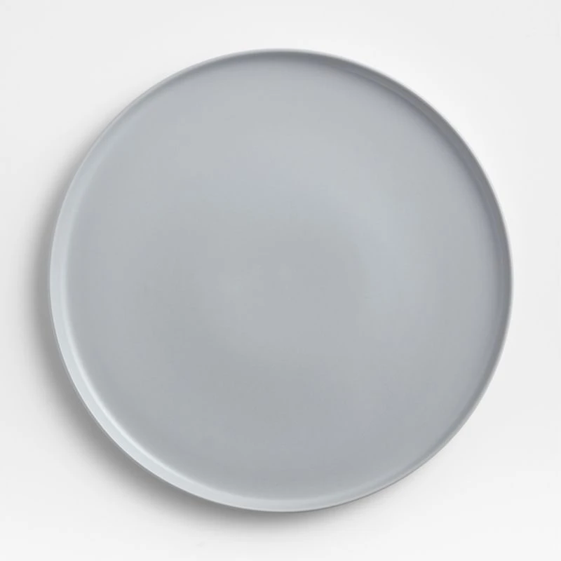 Wren Matte Light Grey Dinner Plate