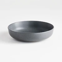 Wren Matte Dark Grey Low Bowls, Set of 8