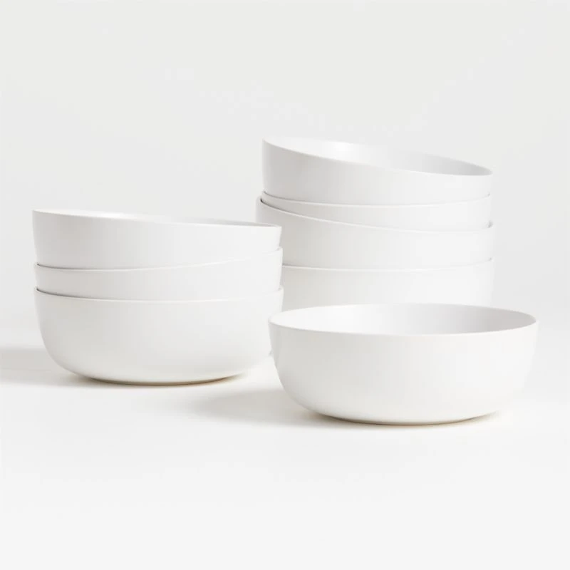 Wren Matte White Cereal Bowl