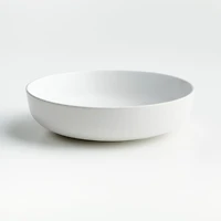 Wren Matte White Low Bowls, Set of 8