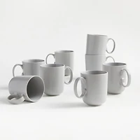 Wren 14-oz. Matte Light Grey Mug