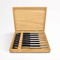 Wusthof ® Mignon Stainless Olivewood 8-Piece Steak Knife Set
