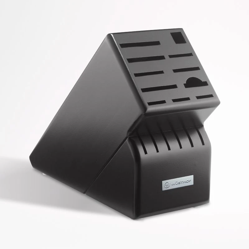 Wusthof ® 17-Slot Black Knife Block