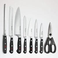 Wusthof ® Classic 9-Piece Acacia Wood Knife Block Set