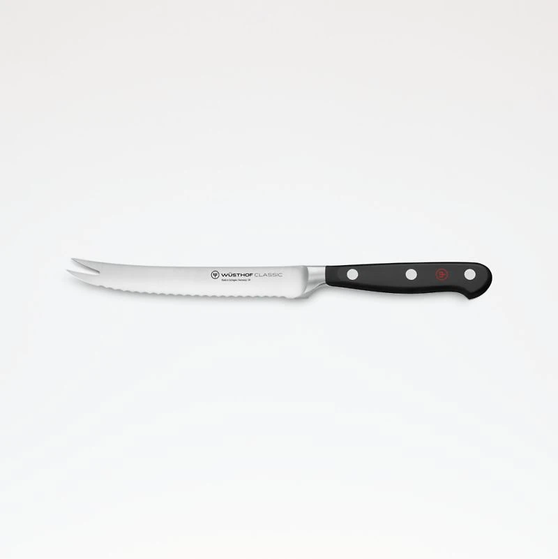 Wusthof ® Classic Black 5" Tomato Knife