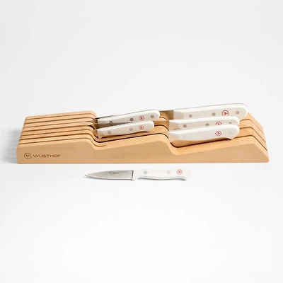 Wusthof ® Gourmet White 7-Piece In-Drawer Knife Set