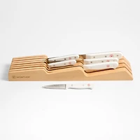 Wusthof ® Gourmet White 7-Piece In-Drawer Knife Set
