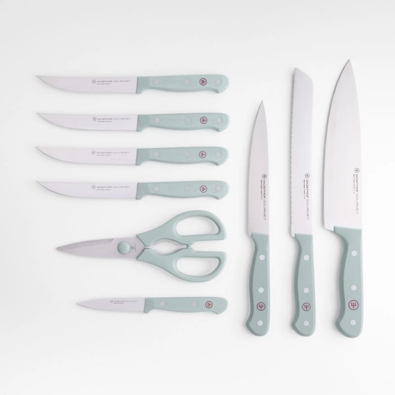 Wusthof ® Gourmet Blue 10-Piece Knife Block Set