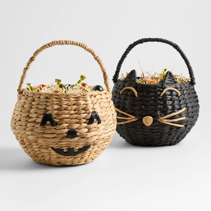 Pumpkin Halloween Trick-or-Treat Kids Basket