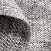 Wyoming Performance Handwoven Graphite Grey Area Rug 6'x9'