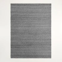 Wyoming Performance Handwoven Graphite Grey Area Rug 6'x9'