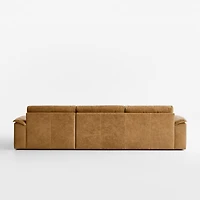 Wythe 2-Piece Leather Sectional Sofa with Chaise Lounge