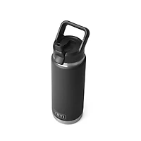 YETI Rambler 26-Oz. Insulated Straw Cap Water Bottle Black