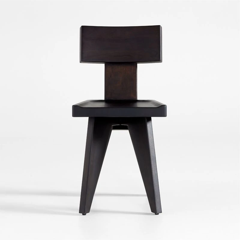 Yukon Black-Brown Wood Dining Chair
