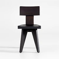 Yukon Black-Brown Wood Dining Chair