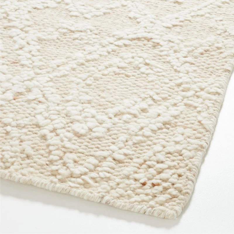 Zermatt Wool Handwoven Beige Area Rug 10'x14'