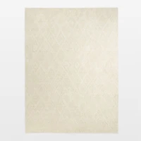 Zermatt Wool Handwoven Ivory Area Rug 10'x14'