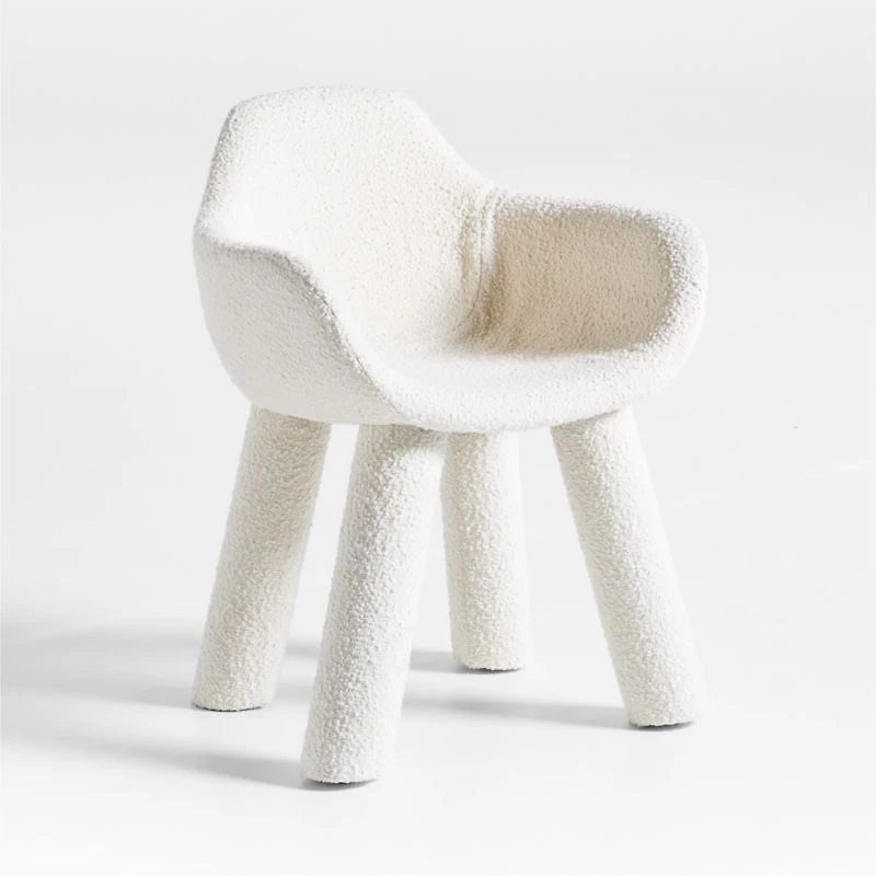 Ziggy White Upholstered Office Chair by Leanne Ford