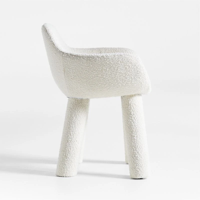 Ziggy White Upholstered Office Chair by Leanne Ford