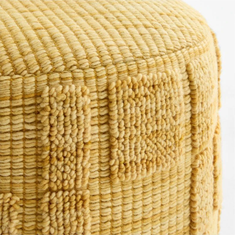 Zio Savannah Yellow Kids Pouf