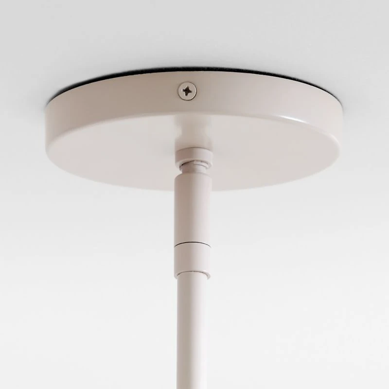 Zuri Stripe Paper-Mache 24" Kids Semi-Flush Mount Ceiling Light