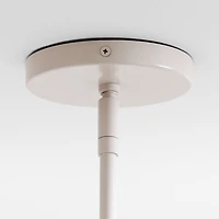 Zuri Stripe Paper-Mache 24" Kids Semi-Flush Mount Ceiling Light