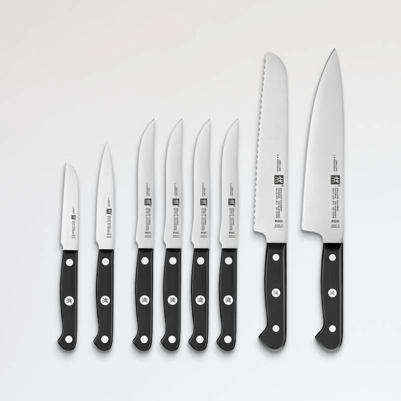 ZWILLING ® Gourmet 9-Piece Standing Standard Knife Set