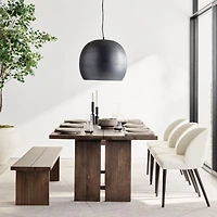 Monarch Shiitake 108" Dining Table