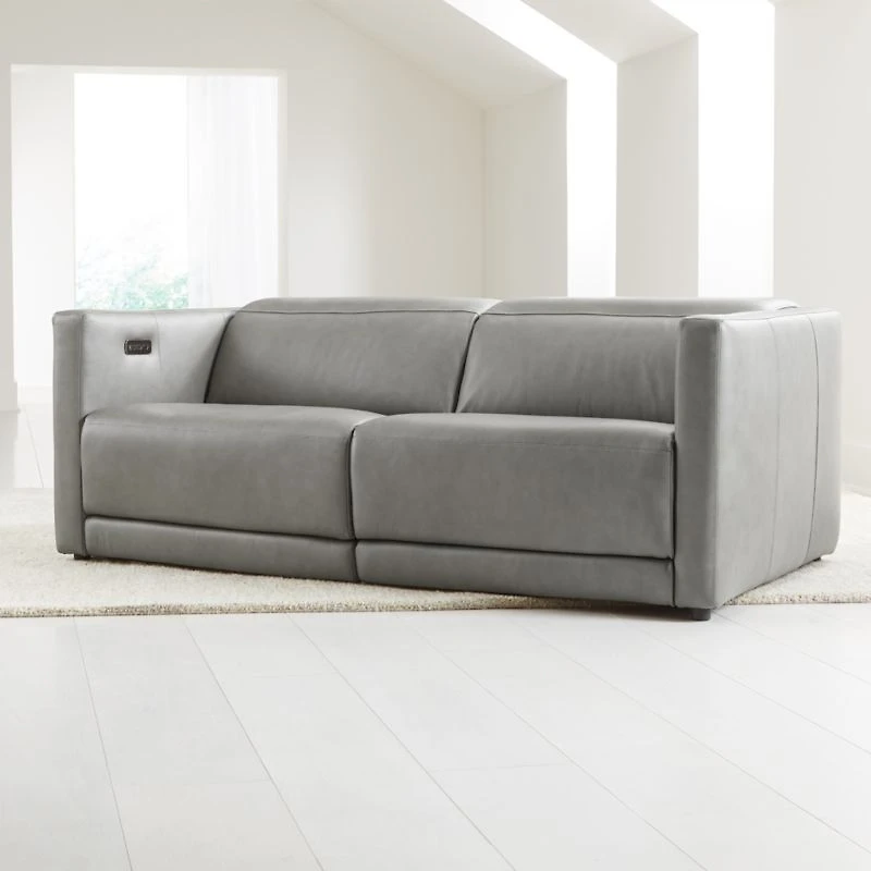 Russo 79" Leather Power Reclining Sofa