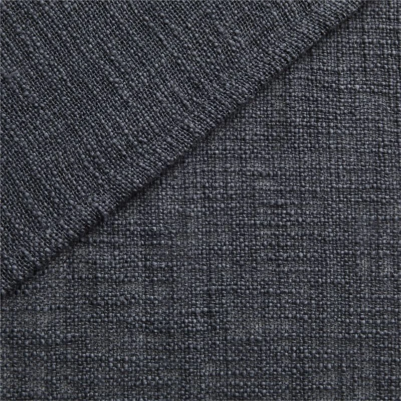 Lindstrom Storm Grey Organic Cotton Sheer Window Curtain Panel 52"x84"