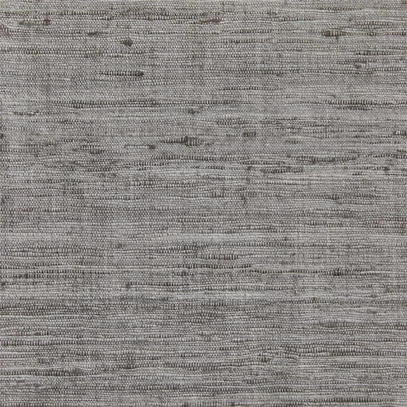Trevino Pebble Grey Cotton Silk Blend Window Curtain Panel 52"x84"