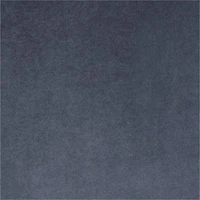 Indigo Blue Cotton Velvet Window Curtain Panel 48"x84"