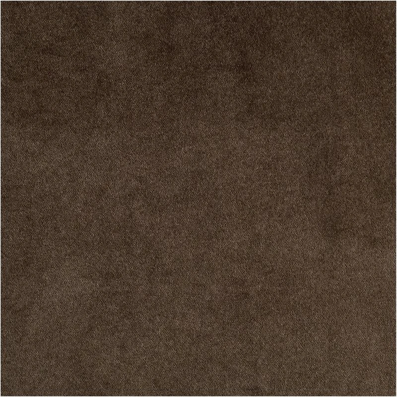 Deep Brown Cotton Velvet Window Curtain Panel 48"x84"