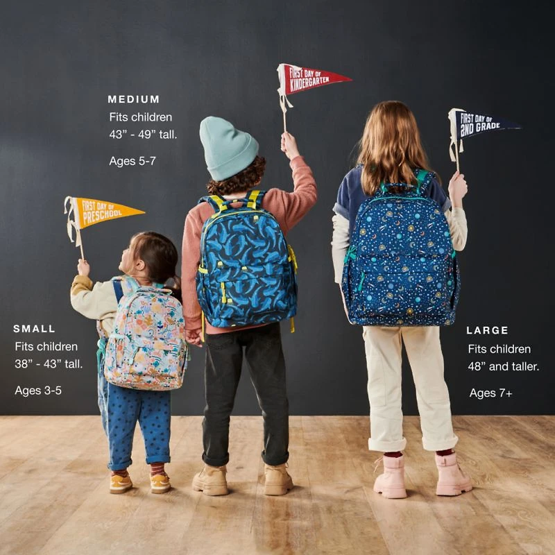 Soccer Print Medium Kids Backpack with Side Pockets