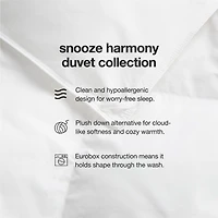 Snooze Harmony Eco Down Alternative Organic Cotton Kids Twin Duvet Cover Insert