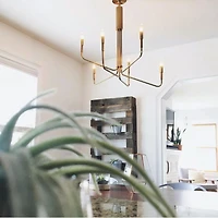 Clive 8-Arm Bronze Chandelier Light