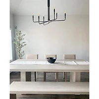 Clive 8-Arm Bronze Chandelier Light