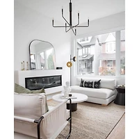 Clive 8-Arm Bronze Chandelier Light