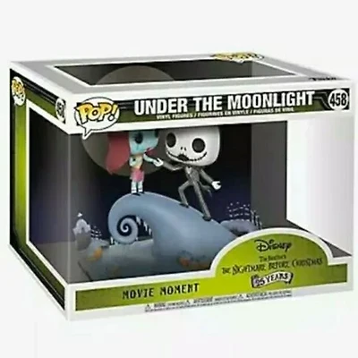 Nightmare Before Christmas Jack and Sally on the Hill Funko Pop! Vinyl Figure Movie Moments #458